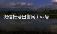 微信帐号出售网（vx号出售平台网）