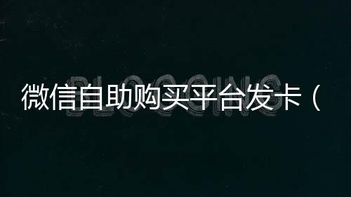 微信自助购买平台发卡（微信购买自动发卡）